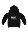 Your Grace Is Sufficient For Me (Black) Youth Heavy Blend Hooded Sweatshirt