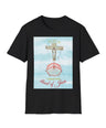 I Plead The Blood Of Jesus (Black) Unisex Softstyle T-Shirt