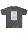 I Plead The Blood Of Jesus (Grey) Kids Heavy Cotton™ Tee