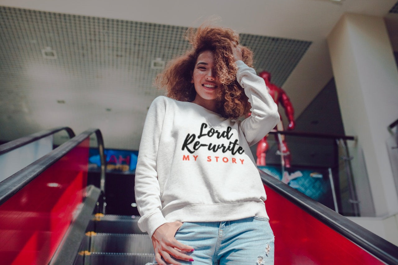 Lord Rewrite My Story Heavy Blend™ Crewneck Sweatshirt