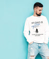 My Dad Is My Hero Unisex Heavy Blend™ Crewneck Sweatshirt