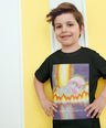 the Lord Be a Wall of Fire Around Me (Black) Kids Heavy Cotton™ Tee