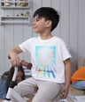 Hide Me Under The Shadow Of Your Wing (White) Kids Heavy Cotton™ Tee